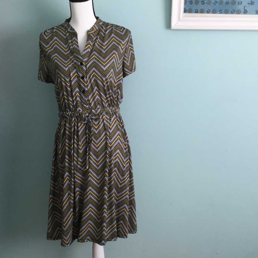 Robert Louis - Yellow & black Dress - Picture 1 of 8
